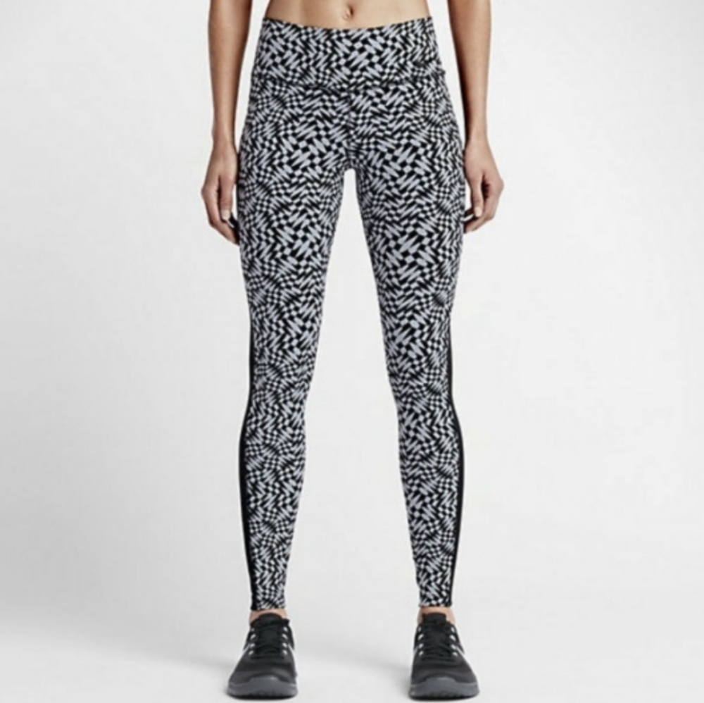 Nike Dri-fit Legendary Checker womens leggings